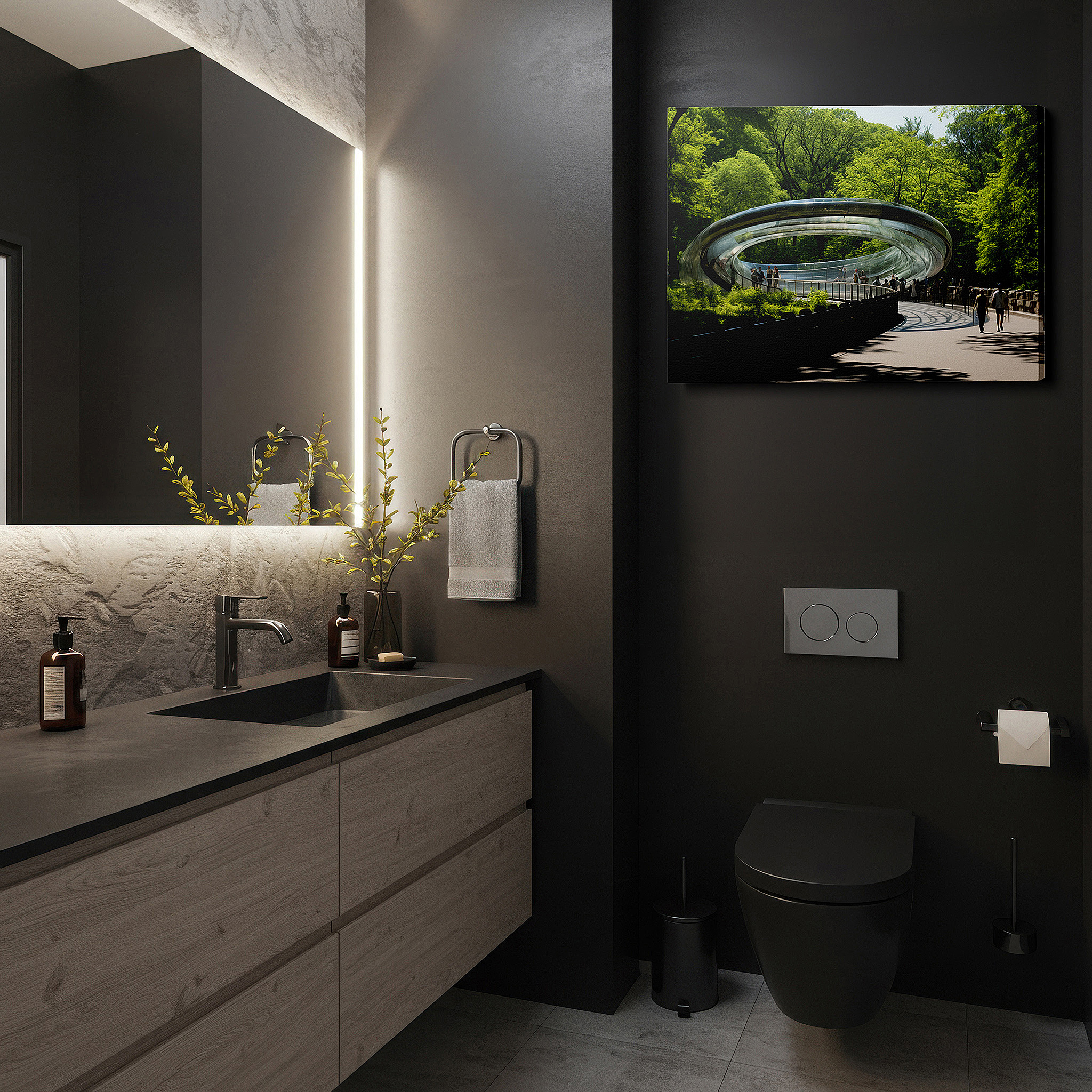 Bathed in morning sunlight streaming through sheer curtains — central park wall art: a perfect blend of nature and urban creativity, ideal for home and office decor, available as large canvas prints for living rooms and bedrooms.