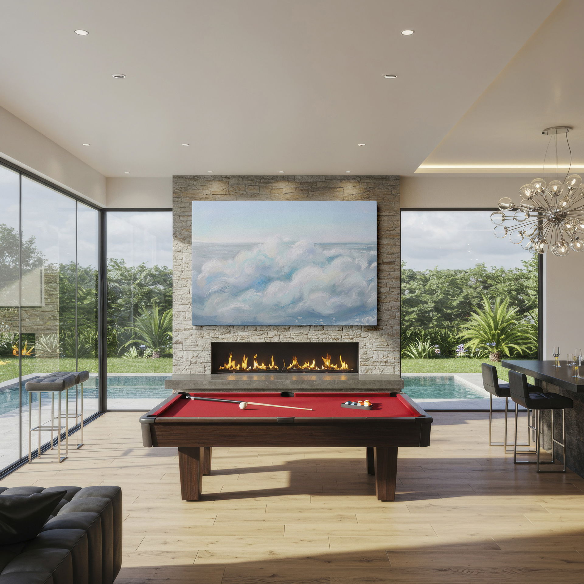 Serene ocean wave depicted in a Wrapped Canvas. Soft blues and whites invoke tranquility for coastal wall decor.