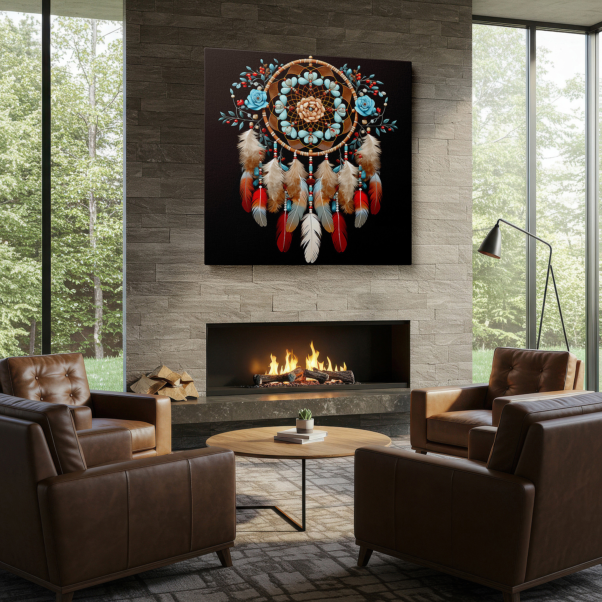 Installation made easy with a centered hook and clean wire mount — wall art: clock silhouette at sunset - a dance of time and nature's allure. large canvas wall art for office and bedroom decor.