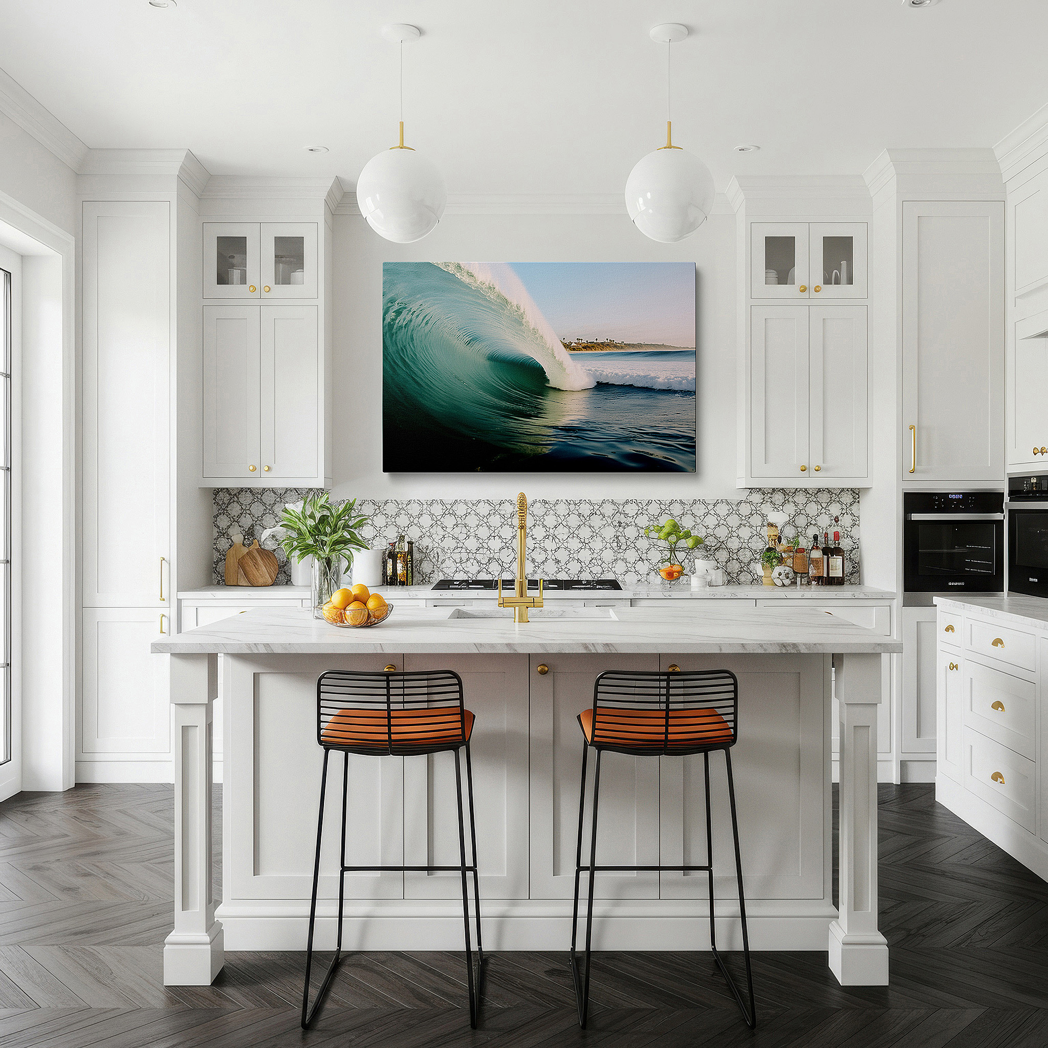 At 60×40 cm, this format fits effortlessly over dressers or benches — dynamic ocean wave wall art: experience the power and beauty of nature - perfect for living rooms, bedrooms, and offices