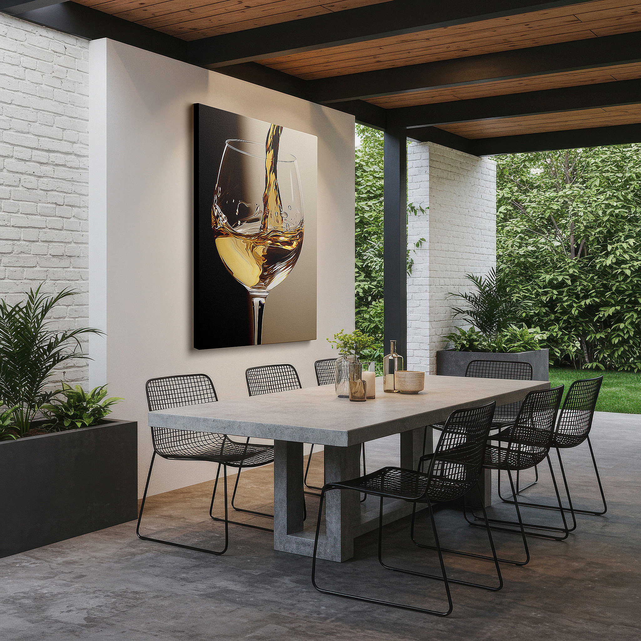 Bathed in morning sunlight streaming through sheer curtains — wall art: the elegant flow of golden elixir into a clear glass - a visual symphony of light and luxury, large canvas wall art for office decor