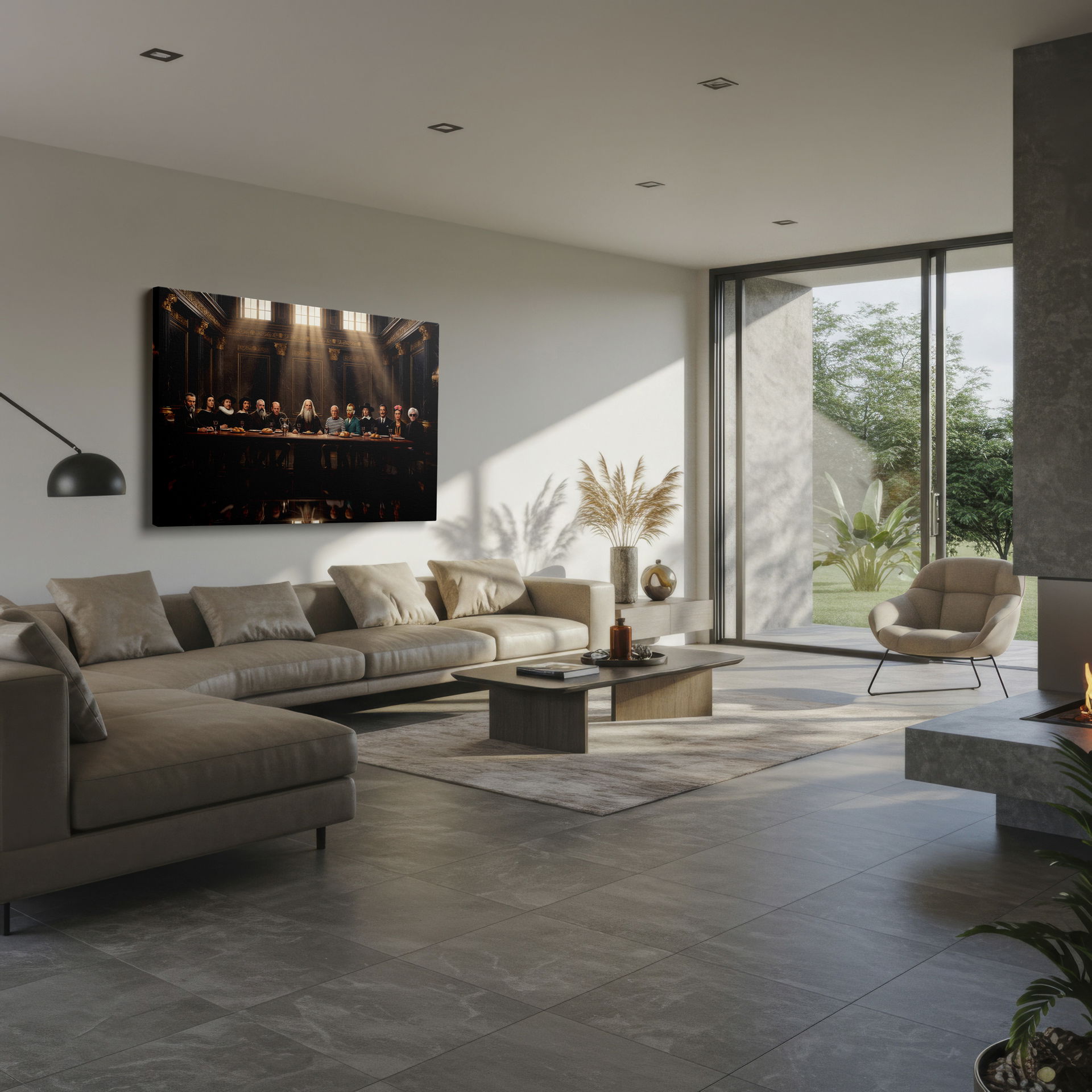 Elevate your home with this wall art of famous artists at the iconic Last Supper scene.