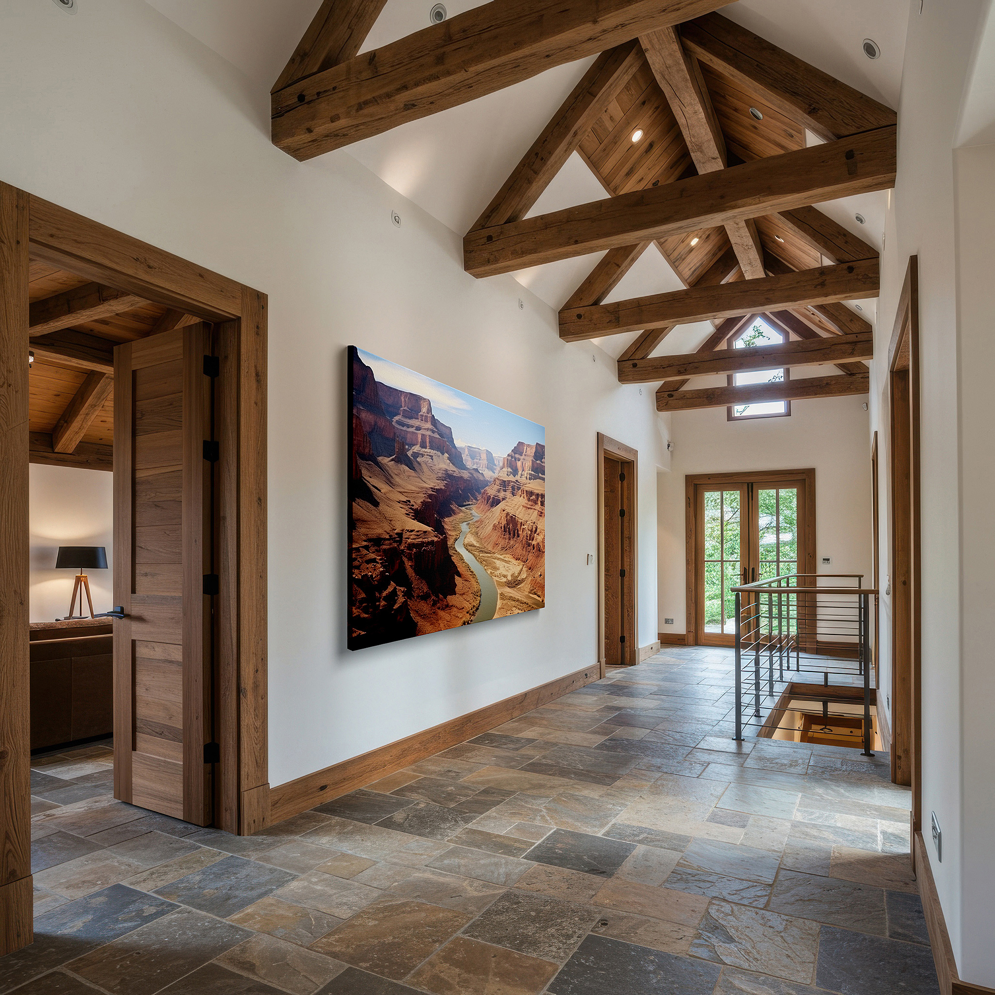 Aligned with a curated gallery wall of abstract artworks — grand canyon wall art for interiors: a vivid journey through time and nature. explore large canvas art, decorative wall pieces for offices and bedrooms.