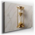 Golden Hourglass - Timeless Elegance Canvas Wall Art