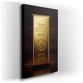 Luxurious Gold Bar - Elegant Canvas Wall Art
