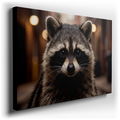 Adorable Raccoon - Charming Animal Canvas Wall Art