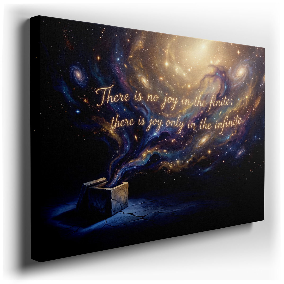 Infinite Joy - Galaxy Canvas Wall Art