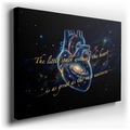 Cosmic Heart - Galaxy Canvas Wall Art