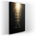 From Darkness to Light Stairway Canvas Wall Art - Inspirational Decor