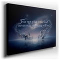Dreamscape Quote - Ethereal Canvas Wall Art