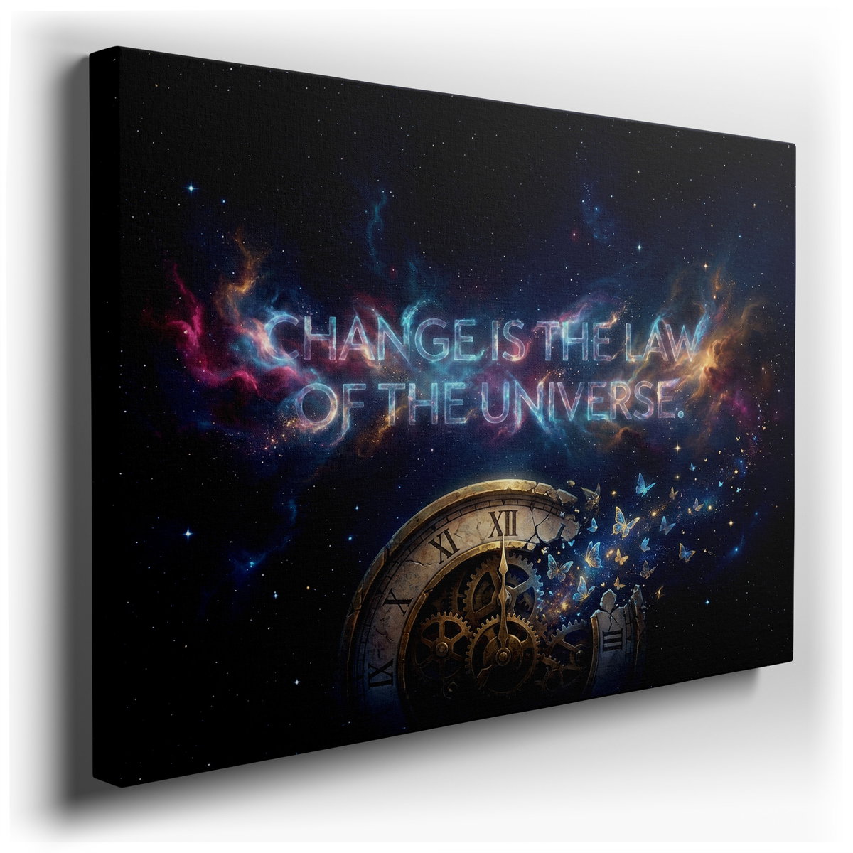Change is the Law - Cosmic Canvas Wall Art