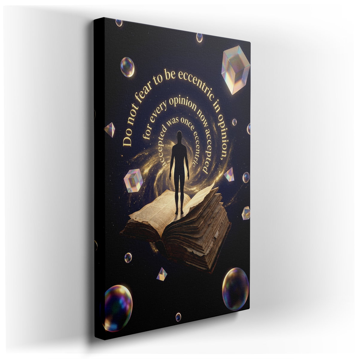 Eccentric Opinion - Inspirational Canvas Wall Art