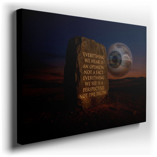Perspective Stone - Surreal Canvas Wall Art