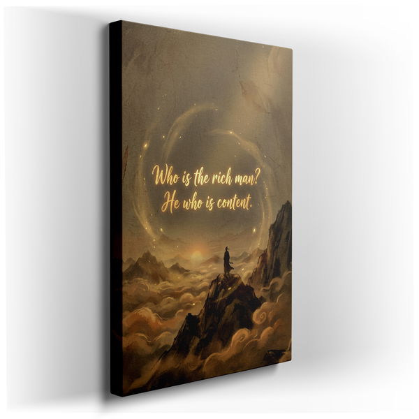 Who is Content Canvas Wall Art