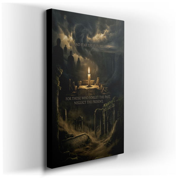 Fear the Future - Dark Fantasy Canvas Wall Art