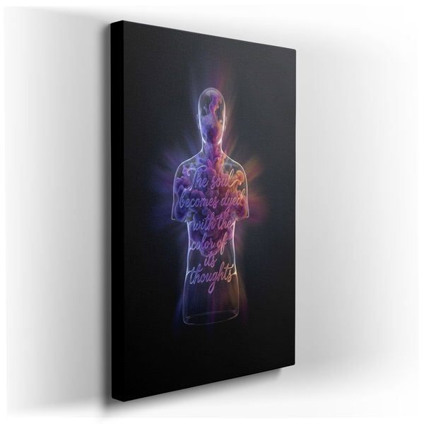 Soul's Color Abstract Canvas Wall Art