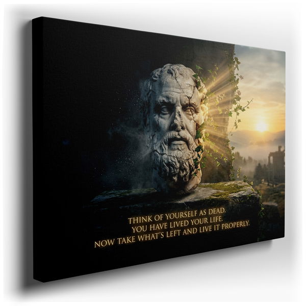 Stoic Wisdom - Inspirational Canvas Wall Art
