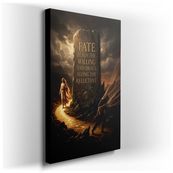 Fate Leads the Willing - Inspirational Canvas Wall Art