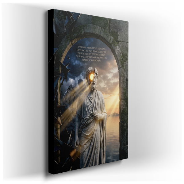 Stoic Philosophy Wall Art - Inspirational Decor