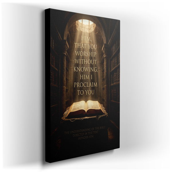 Religious Text Illumination - Spiritual Canvas Wall Art