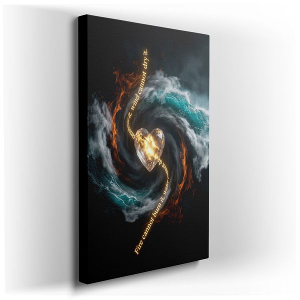 Heart of Elements Canvas Wall Art