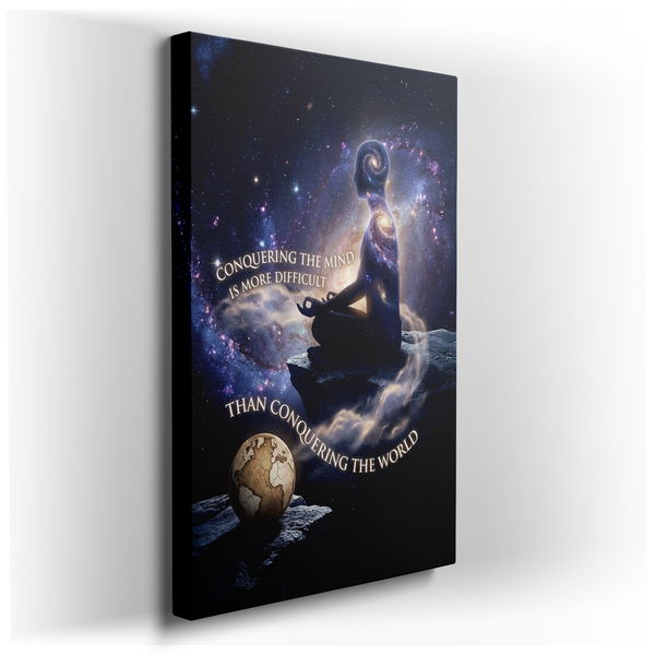 Conquering the Mind Canvas Wall Art