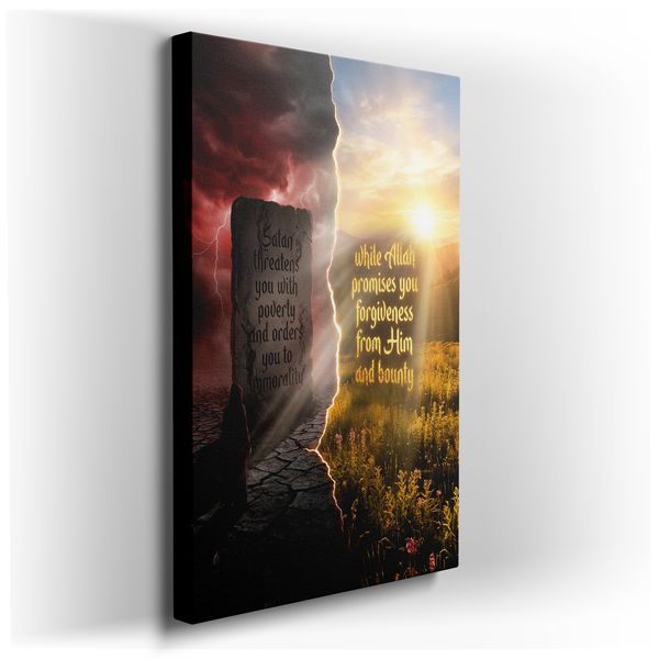 Dual Realms - Faith and Forgiveness Canvas Wall Art