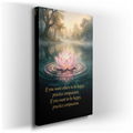 Lotus of Compassion - Serene Canvas Wall Art