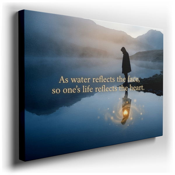 Reflections of the Heart Canvas Wall Art
