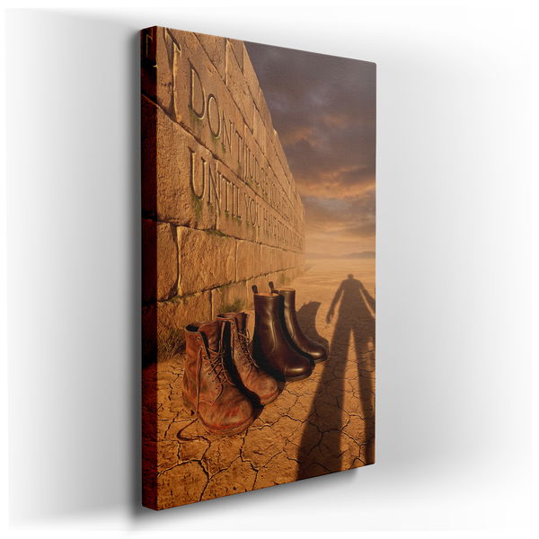 Walk a Mile Canvas Wall Art