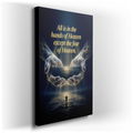 All is in the Hands of Heaven Canvas Wall Art