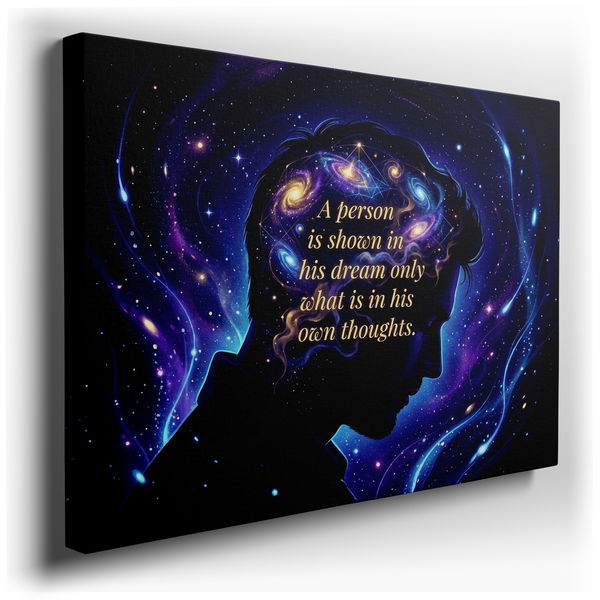 Galactic Thoughts - Inspirational Canvas Wall Art