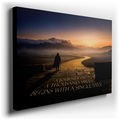 Inspirational Journey Motivational Canvas Art