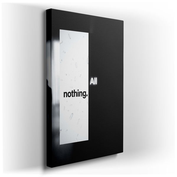 Nothing All - Abstract Modern Canvas Wall Art