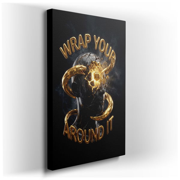 Wrap Your Around It Wall Art - Abstract Design