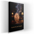 A Penny For Your Thoughts - Abstract Canvas Wall Art