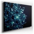Crystal Cluster Canvas Wall Art - Modern Elegance