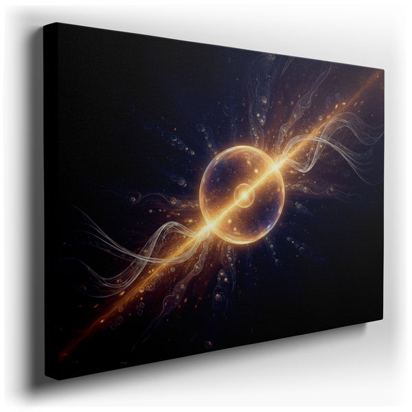 Energy Core Canvas Wall Art - Modern Elegance