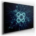Abstract Network Canvas Wall Art - Science Inspired