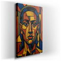 Geometric Portrait - Modern Abstract Canvas Wall Art