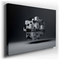 Abstract Cubes Canvas Art - Modern Geometric Decor