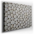 Serene White Pebbles Wall Art - Coastal Decor