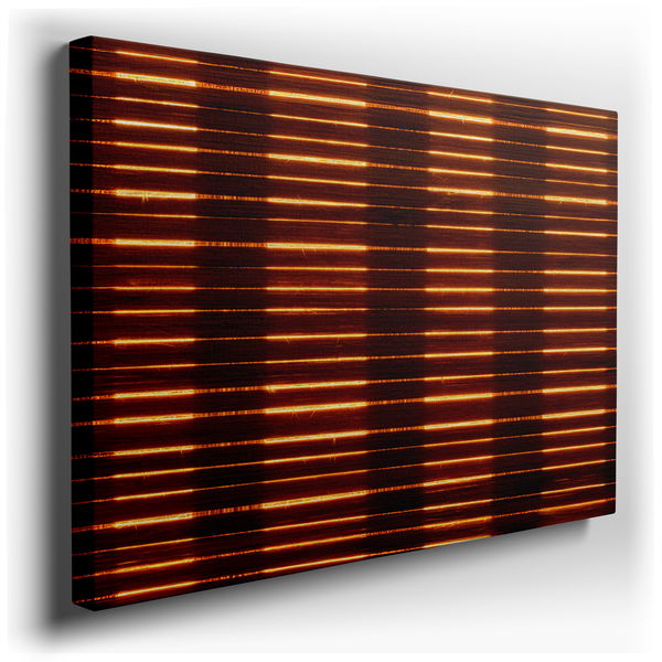Abstract Light Through Blinds Wall Art - Modern Decor