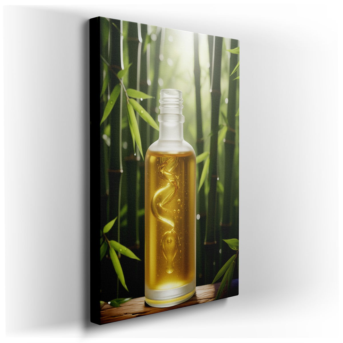 Bamboo Oil Infusion - Tranquil Nature Canvas Wall Art