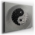 Yin Yang Stone Arrangement - Zen Canvas Wall Art