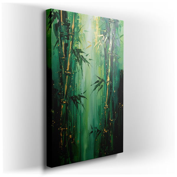 Lush Bamboo Forest - Nature Inspired Canvas Wall Art