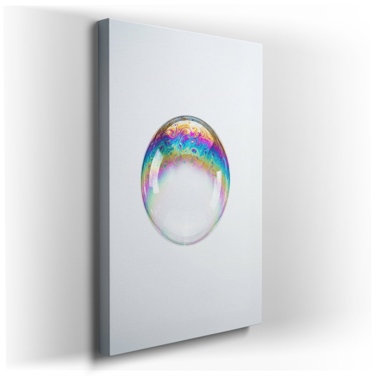 Iridescent Bubble - Modern Abstract Canvas Wall Art