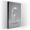 Golden Ratio Mask - Modern Abstract Canvas Wall Art