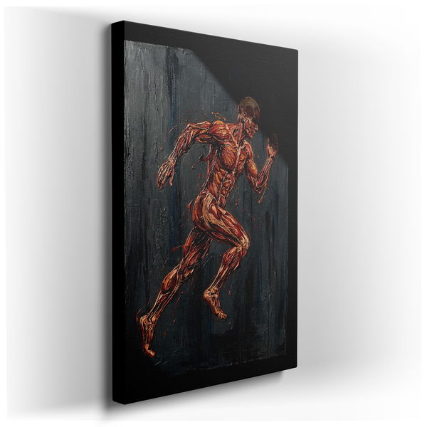 Anatomical Runner - Dynamic Canvas Wall Art