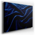 Elegant Blue Velvet Texture - Luxury Canvas Wall Art